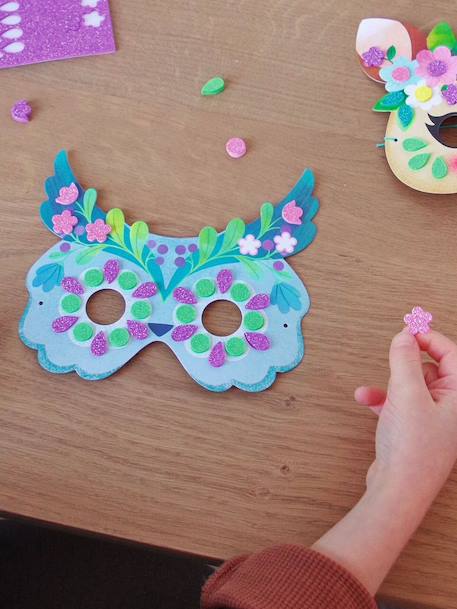 Lot 5 masques animaux DIY rose 2 - vertbaudet enfant 
