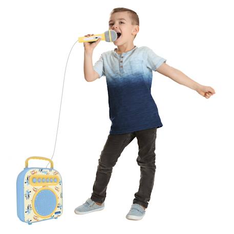 Enceinte bluetooth avec micros bluey Jaune 6 - vertbaudet enfant 