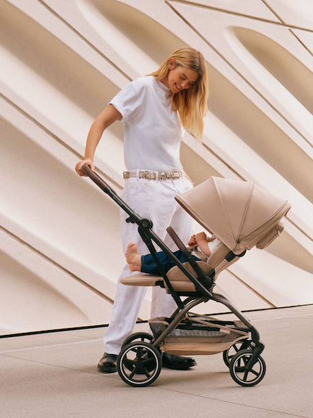 Poussette Eezy S Twist+ 2 beige+noir 2 - vertbaudet enfant 