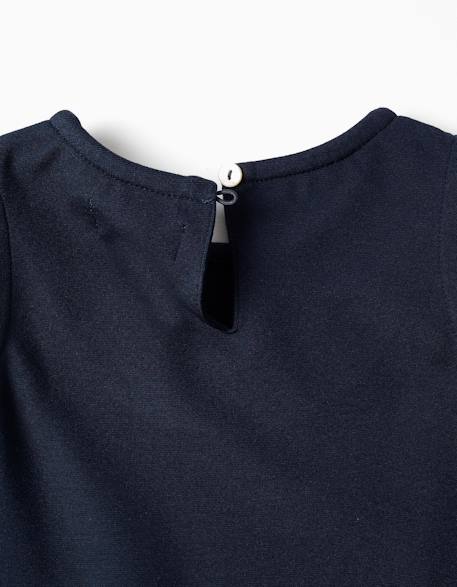 Robe sans manches en ponte de roma Bleu foncé 4 - vertbaudet enfant 