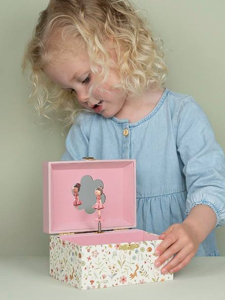 Boîte à bijoux musicale Rosa rose 1 - vertbaudet enfant 