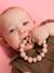 Anneau de dentition perles bleu ciel+bleu pétrole+blush+vert sauge 5 - vertbaudet enfant 