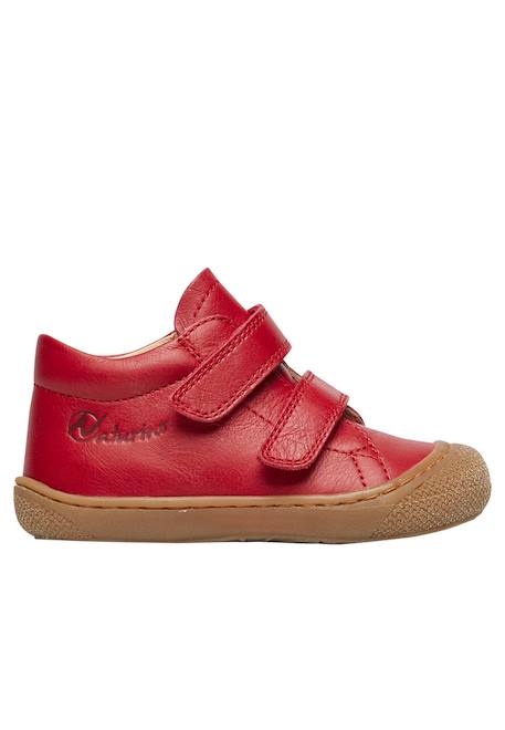 Chaussures premiers pas en cuir cocoon vl Bleu-bleu ciel+Caramel-+Jaune-+Rouge-marron-rouge foncé+Vert clair- 17 - vertbaudet enfant 