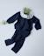 Ensemble pull et pantalon en maille Bleu foncé 1 - vertbaudet enfant 