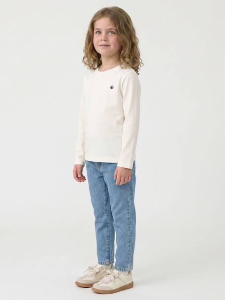 T-shirt manches longues blanc 3 - vertbaudet enfant 