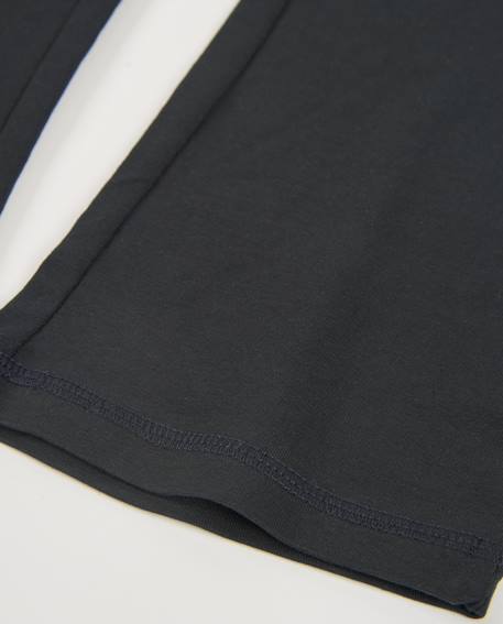 Pantalon en maille évasé taille haute pour fille Noir 4 - vertbaudet enfant 