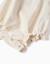 Barboteuse en coton et lin à rayures Beige clair 4 - vertbaudet enfant 