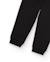 Pantalon sportif pour garçon en molleton avec cordon et poignets élastiques Noir 4 - vertbaudet enfant 