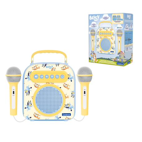 Enceinte bluetooth avec micros bluey Jaune 1 - vertbaudet enfant 