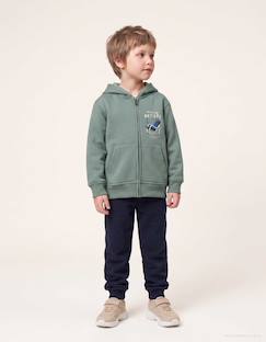 -Ensemble de jogging en coton peigné avec imprimé art