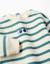Sweat en coton peigné à rayures et imprimé Vert clair 4 - vertbaudet enfant 
