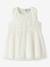 Robe bébé sans manches en tulle avec broderie name it écru+mauve 1 - vertbaudet enfant 