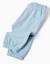 Ensemble de jogging en coton peigné avec volants Bleu clair 3 - vertbaudet enfant 