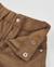 Short de fille en daim avec taille haute et fermeture à bouton Marron 4 - vertbaudet enfant 