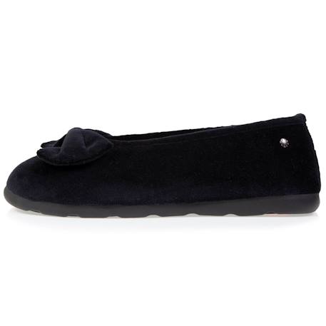 Chaussons ballerines souples, ultra confortables et légers, confort technologie everywear Bleu canardfleurs+Grisirisé+Léopard+Noir+Rayuresbleues+Sauge+Sauge noeud irisé+Taupe 22 - vertbaudet enfant 