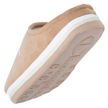 Chaussons mules suédine ultra confort moelleux souple et lavable Camel+Gris chiné clair+Noir+Rose pâle 5 - vertbaudet enfant 