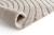 Tapis à relief doux et élégant groove Beige sable+Bleu naturel+Brun naturel 3 - vertbaudet enfant 