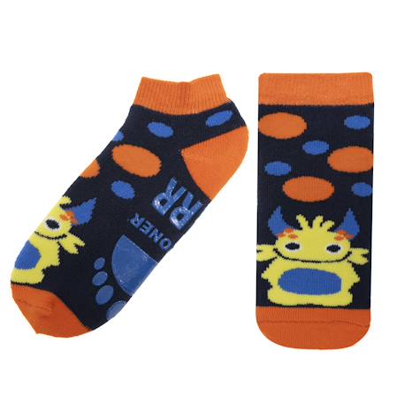 Chaussettes anti-dérapantes enfant orange 1/4 ans Marine 2 - vertbaudet enfant 