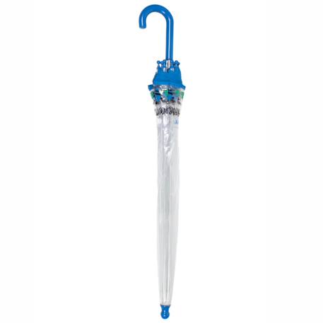 Parapluie cloche transparent, ouverture facile et sécurisante Pvc/monstre bleu 4 - vertbaudet enfant 