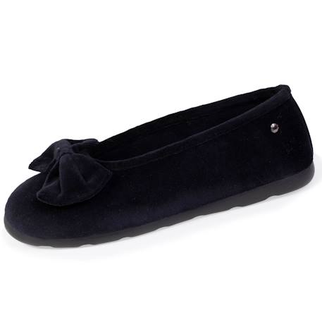 Chaussons ballerines souples, ultra confortables et légers, confort technologie everywear Bleu canardfleurs+Grisirisé+Léopard+Noir+Rayuresbleues+Sauge+Sauge noeud irisé+Taupe 19 - vertbaudet enfant 