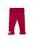 Legging fille en jersey avec taille élastique brodée Rouge 1 - vertbaudet enfant 