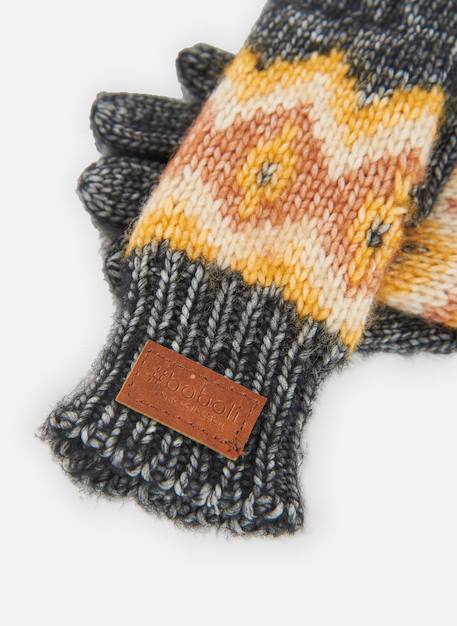 Gant enfant avec bordures Gris 2 - vertbaudet enfant 