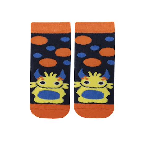 Chaussettes anti-dérapantes enfant orange 1/4 ans Marine 1 - vertbaudet enfant 