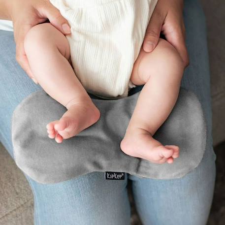 Bouillotte sèche déhoussable aux graines de lin - pebble grey Gris 3 - vertbaudet enfant 