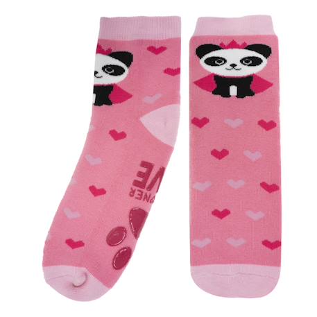 Chaussettes anti-dérapantes enfant rose 1/4 ans Rose 2 - vertbaudet enfant 