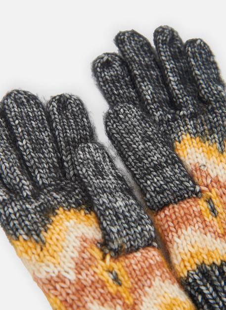 Gant enfant avec bordures Gris 4 - vertbaudet enfant 