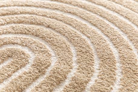 Tapis à relief doux et élégant groove Beige sable+Bleu naturel+Brun naturel 15 - vertbaudet enfant 