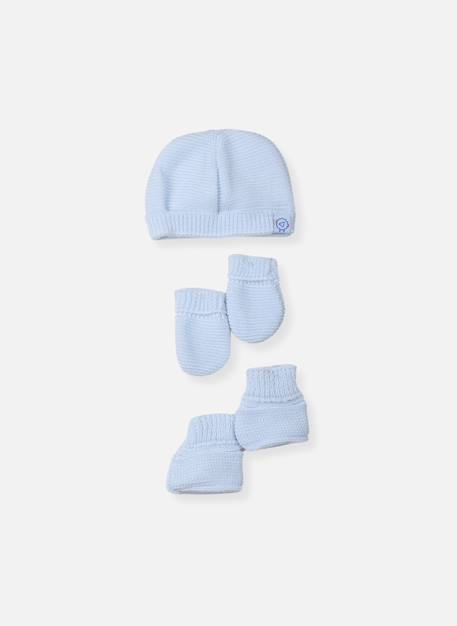 Coffret de naissance Ecru / bleu+Ecru / bleu layette 5 - vertbaudet enfant 