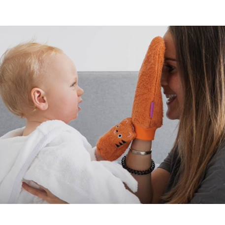 Lot de 6 gants de toilette  - animaux Multi-coloured 2 - vertbaudet enfant 