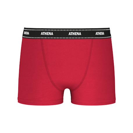 Lot de 3 boxers garçon my petit prix Marine-vert+Noir-noir-noir+Noir-rouge 11 - vertbaudet enfant 