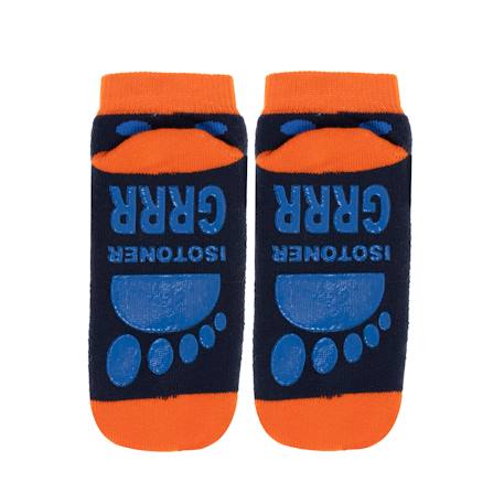Chaussettes anti-dérapantes enfant orange 1/4 ans Marine 3 - vertbaudet enfant 