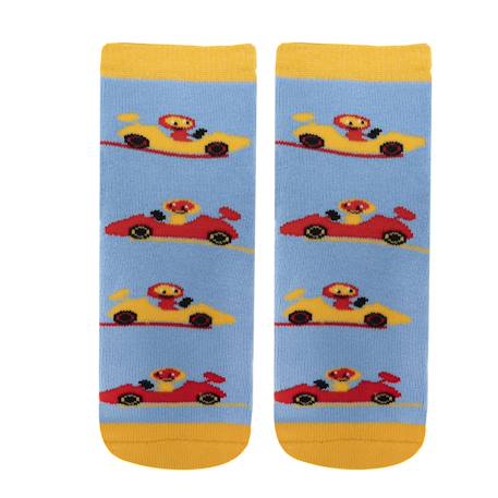 Chaussettes anti-dérapantes enfant jaune 1/4 ans Bleu 1 - vertbaudet enfant 