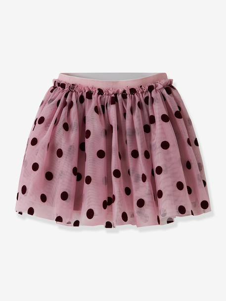 Jupe en tulle fille à pois name it mauve 1 - vertbaudet enfant 