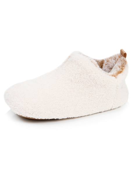 Chaussons bottillons ultra confortables Camel+Ivoire+Noir+Rose chiné 12 - vertbaudet enfant 