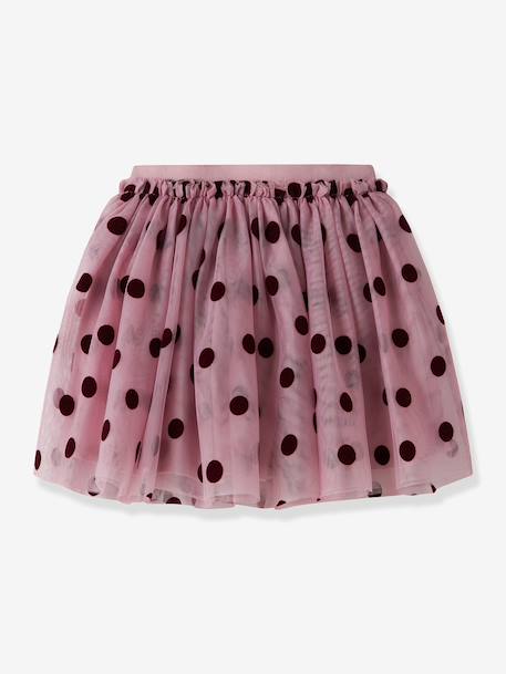 Jupe en tulle fille à pois name it mauve 2 - vertbaudet enfant 