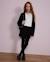Short fille avec effet plume et toucher agréable Noir 1 - vertbaudet enfant 