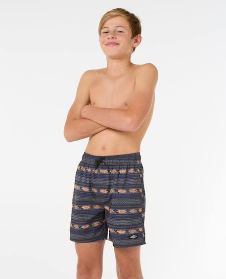 Short de bain volley raw energy mesh enfant Noir délavé 5 - vertbaudet enfant 
