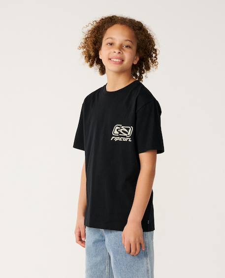 T-shirt garçon archive ripped Bluefin+Noir 8 - vertbaudet enfant 