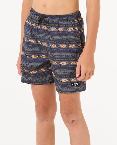 Short de bain volley raw energy mesh enfant Noir délavé 2 - vertbaudet enfant 