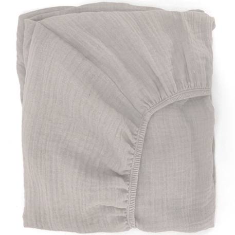 Drap housse de matelas cododo latte powder Gris 1 - vertbaudet enfant 