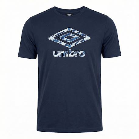 T-shirt junior col rond regular en coton - basic Bleu marine/camouflage 1 - vertbaudet enfant 