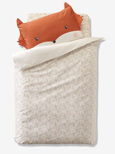 Housse de couette bébé FLEURETTES ECRU / MULTICO 5 - vertbaudet enfant 