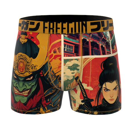 Lot de 3 boxers junior collection mangaka Rouge/orange/jaune/beige/bleu 5 - vertbaudet enfant 