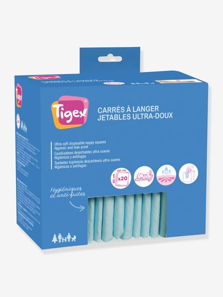Lot 20 matelas à langer jetables BLANC 1 - vertbaudet enfant 
