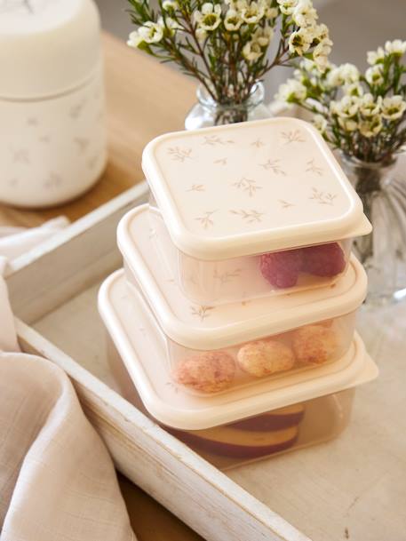 Lot 3 boîtes snack beige 1 - vertbaudet enfant 