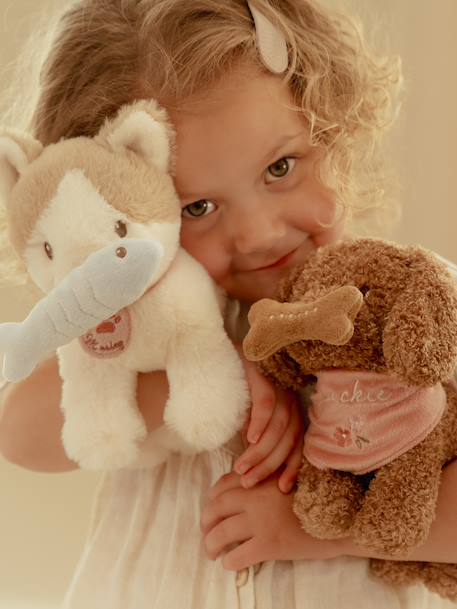 Peluche chien Jackie en sac rose 4 - vertbaudet enfant 